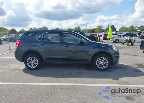 2017 Chevrolet Equinox Ls из США, поврежденный, VIN 2GNFLEEK2H6289949